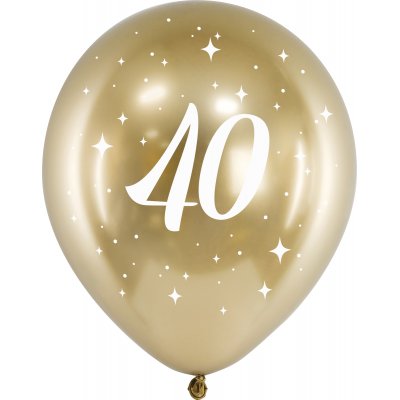 Ballonger - Milestone 40 - Guld - 6-pack