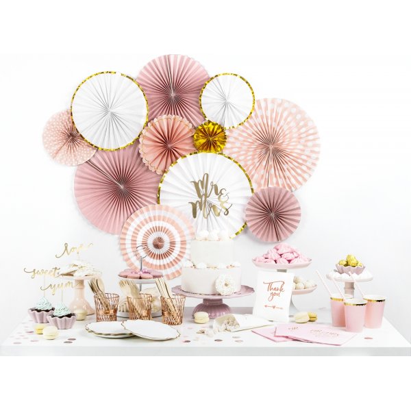 Desserttallrikar - Vita med guldkant - 6-pack Desserttallrikar - Vita med guldkant - 6-pack