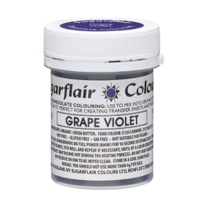 Sugarflair Chokladf�rg Lila (Grape Violet) 35g