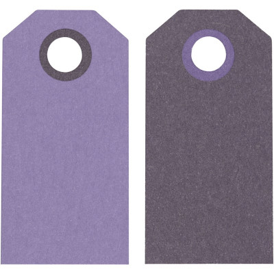 Tags - Lila - 6 cm - 20-pack