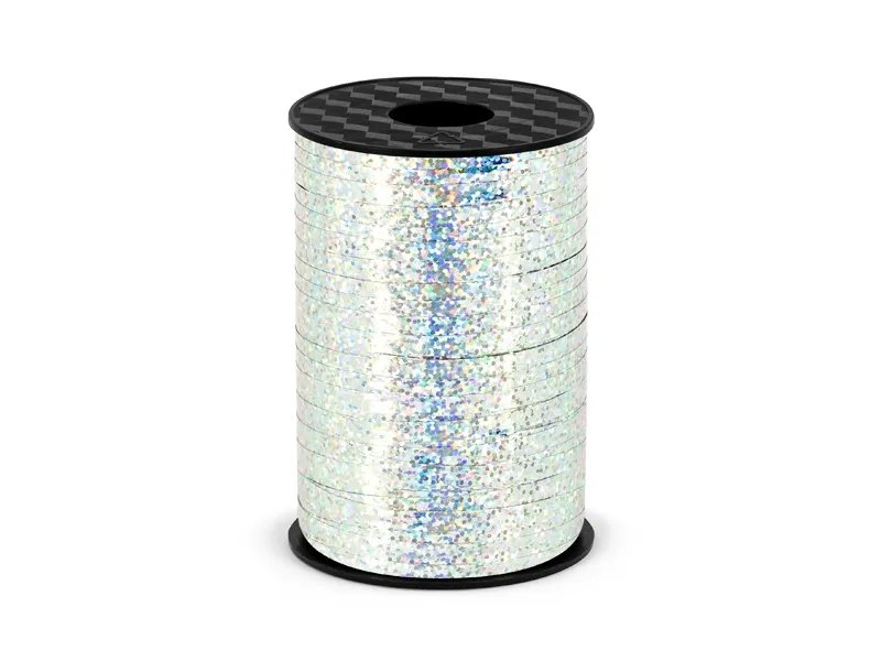 Presentsnöre/Ballongsnöre 225m, silver - Fyndhörnan