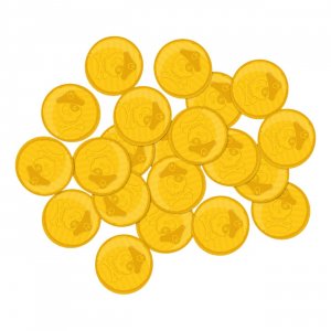 Konfetti - Piraternas guldmynt - 16 g
