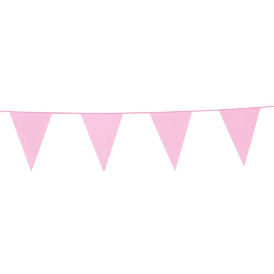 Vimpelgirlang - Rosa - 10m