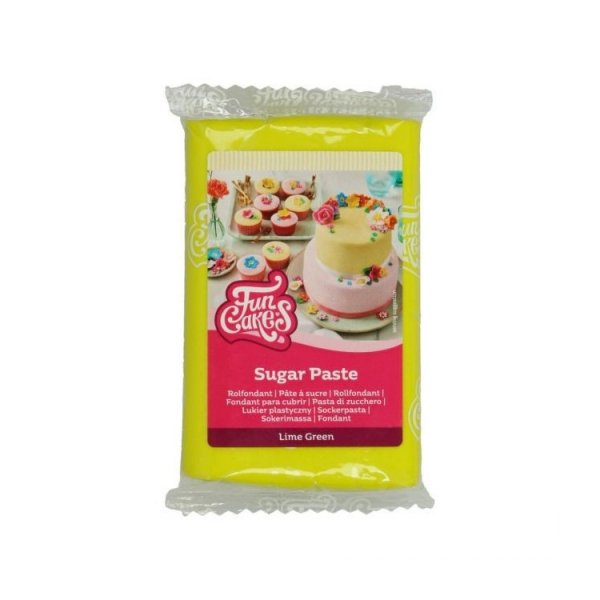 Sockerpasta, Sugarpaste Ljus limegr�n