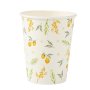 Pappmuggar - Botanisk - Citron - 8-pack