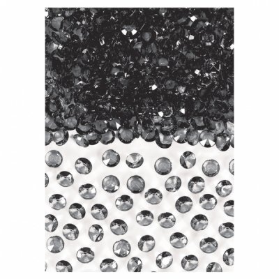 Diamantkonfetti - Mini - Svart - 28 gram