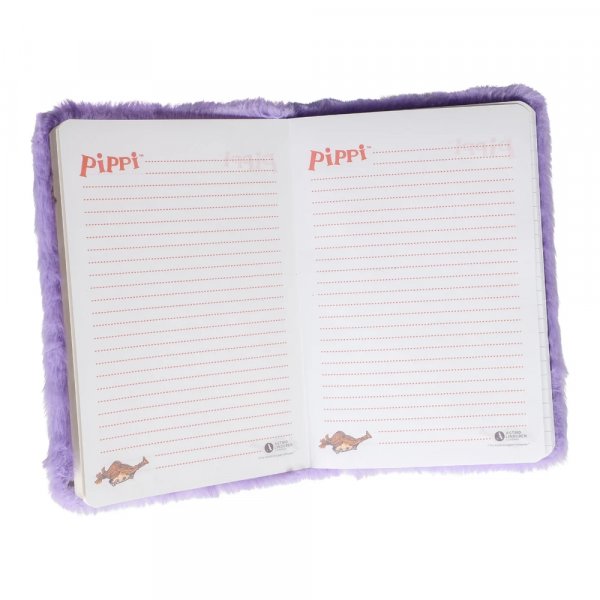 Anteckningsbok - Pippi L�ngstrump - Fluffig