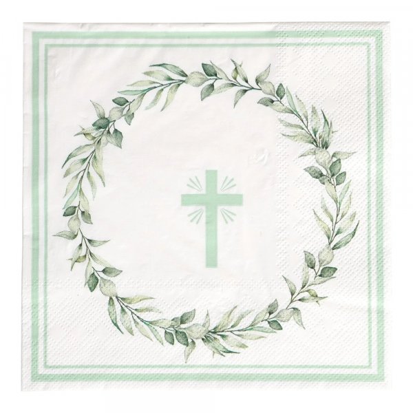 Servetter - Kors - 16-pack - 33x33 cm