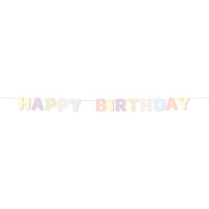 Girlang - Happy Birthday - Pastell
