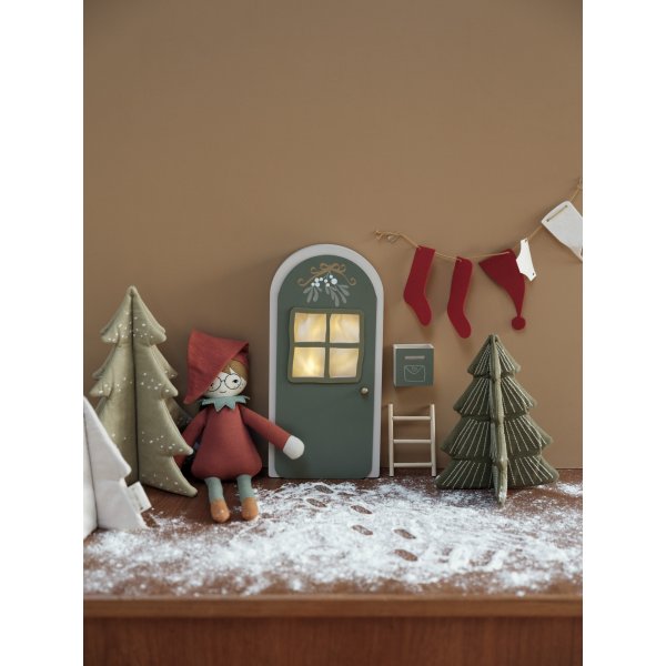 Nissedörr med LED-ljus - Grön - FABELAB Nissedörr med LED-ljus - Grön - FABELAB