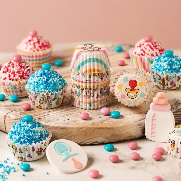 Minimuffinsformar - Baby - 100 st - Decora