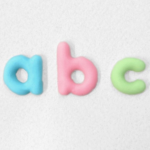 Silikonform - Sm Bokstver