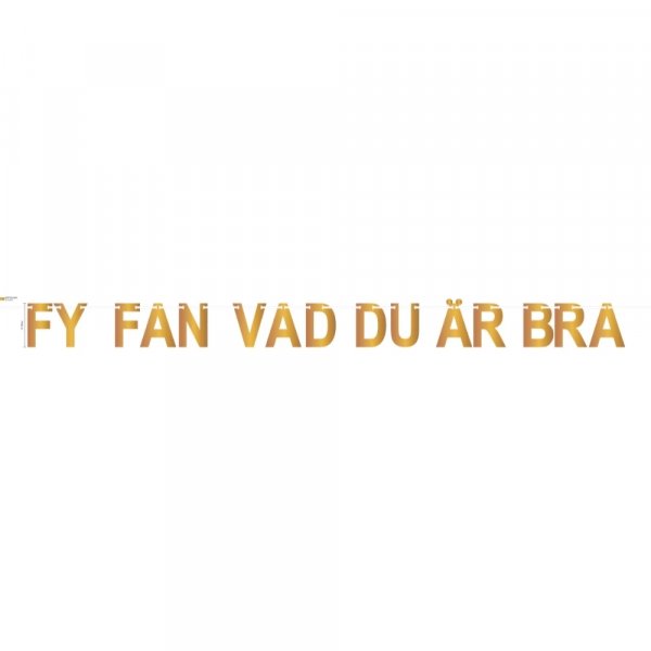 Banner - Fy Fan Vad Du �r Bra