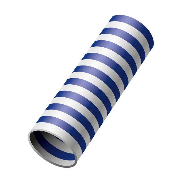 Serpentiner - Bl�/Vit - 18x4 m