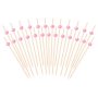 Snackspinnar/Drinkpinnar - Rosa - 12 cm - 25 st