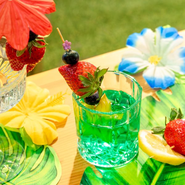 Snackspinnar/Drinkpinnar - Sm� blommor mix - 12 cm - 25 st