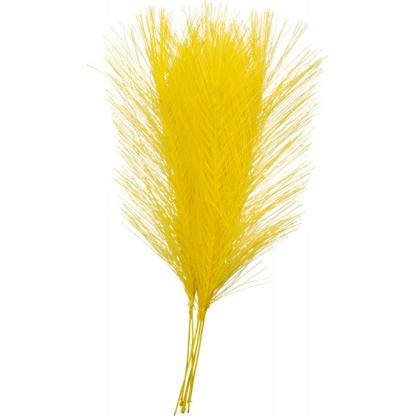 Syntetiska fjädrar - Gula - 5-pack Syntetiska fjädrar - Gula - 5-pack