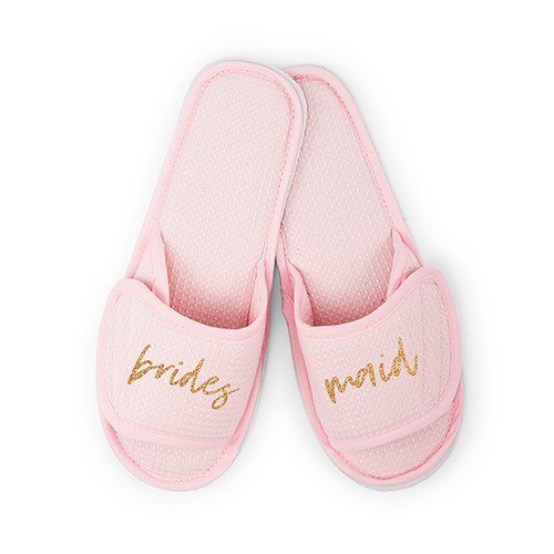 Slippers - Rosa/Guld - Bridesmaid