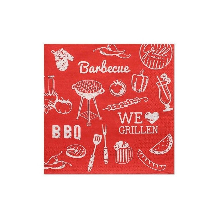 Servetter Grillfest 30-pack – Fyndhörnan