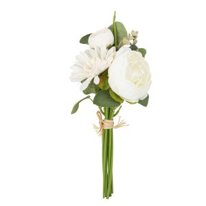 Konstgjord bukett - Creme - 32 cm