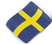 Konfetti - Tr- Svenska flaggan