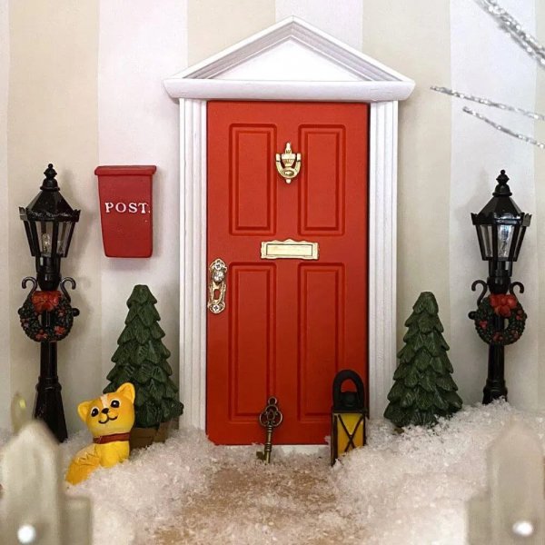 Miniföremål - Brevlåda - Röd Miniföremål - Brevlåda - Röd