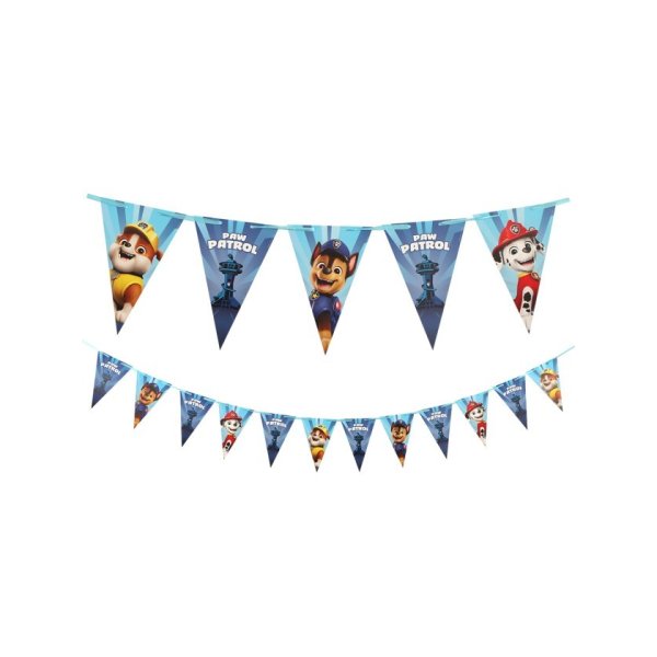 Vimpelgirlang - Paw Patrol - Blå - 1,9m Vimpelgirlang - Paw Patrol - Blå - 1,9m