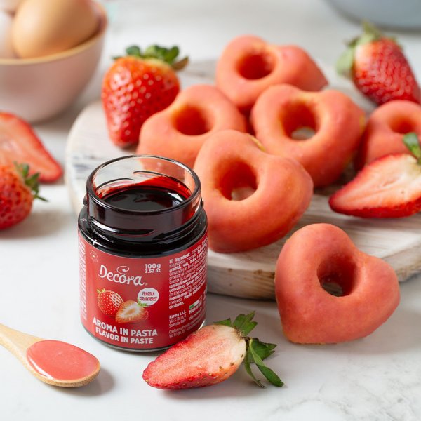 Smakpasta - Jordgubb - Decora - 100 g