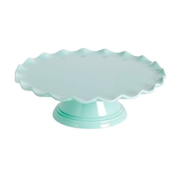 T�rtfat med v�gig kant, mint