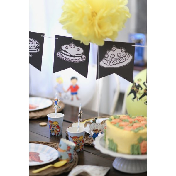 Vimpel med kritor - Pippi Lngstrump