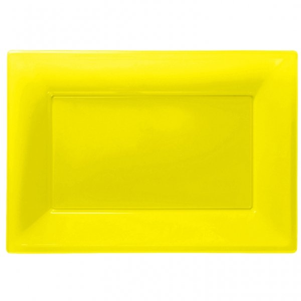 Serveringsfat - Gula - 3-pack