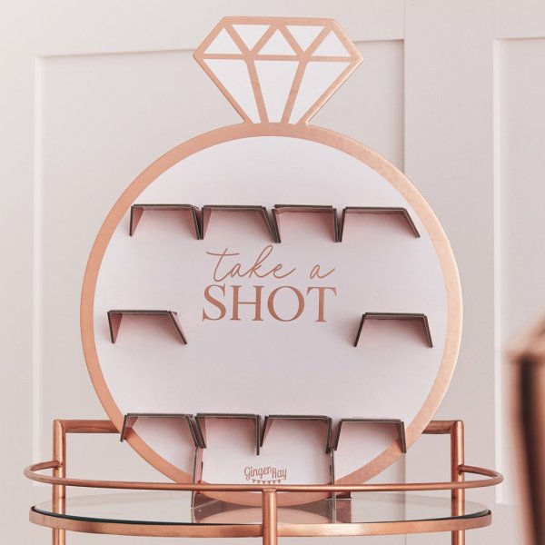 Shot wall - Blush Hen
