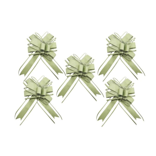 Dekorationsrosetter - Gr�n - 5-pack