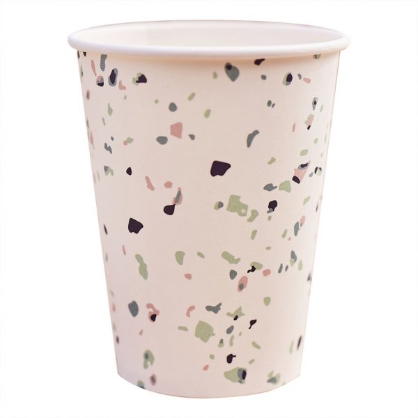 Pappmuggar - Terrazzo - 8-pack Pappmuggar - Terrazzo - 8-pack