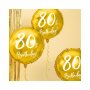 Folieballong Guld 80 �r