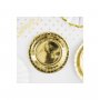 Pappersassietter H�gblank Guld