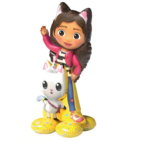 Folieballong - Gabby\\\'s Dollhouse - 3D - 33x78 cm