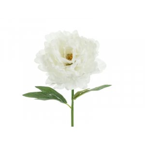 Pionblomma - 35 cm - Vit Pionblomma - 35 cm - Vit