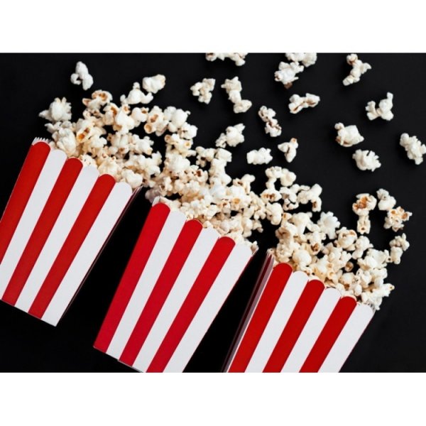 Popcornb�gare R�d & Vit
