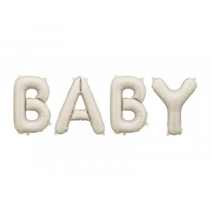 Bokstavsballonger - Baby - Beige Bokstavsballonger - Baby - Beige
