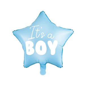 Folieballong - Stjrna - It's a boy