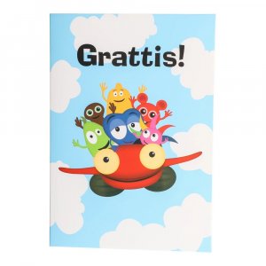 Grattiskort - Babblarna - 12x17 cm