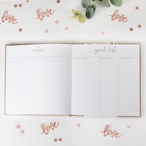 Wedding planner - Grå/Roséguld Wedding planner - Grå/Roséguld