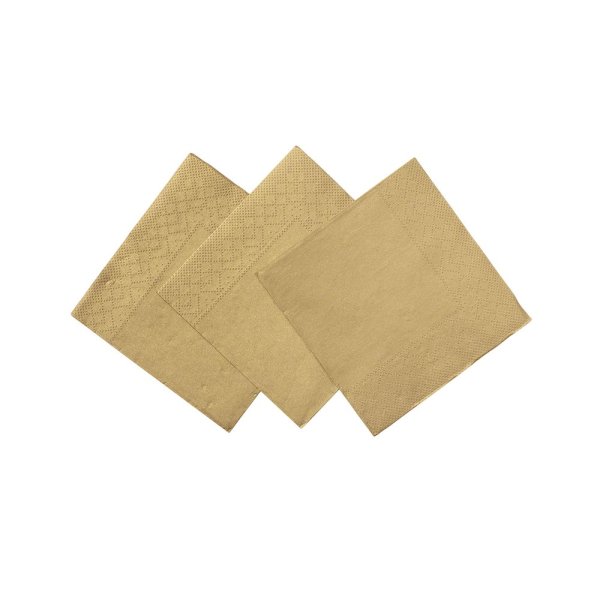 Sm� Servetter - Champagne - 24x24 cm - 20-pack