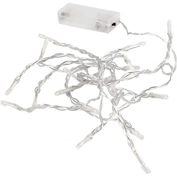 LED Ljusslinga - transparent - L: 3,15 m