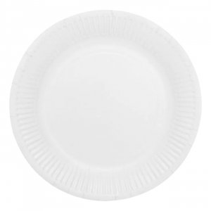 Papptallrikar Vita 18 cm - 8-pack