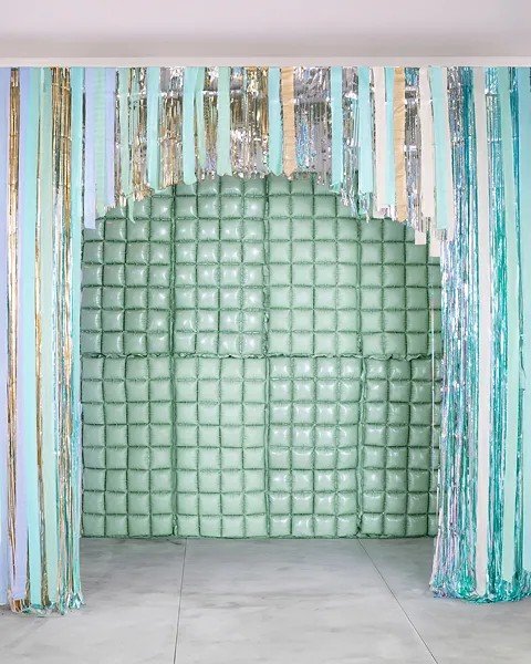 Backdrop - Folieballonger - Sage - 55x110 cm