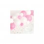 Ballonggirlang f�r bordet Rosa