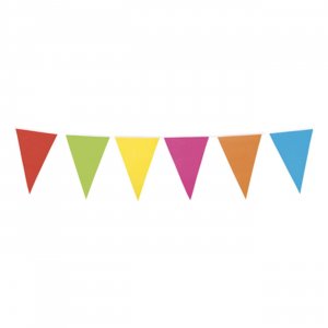 Vimpelgirlang Flerf�rgad 10m