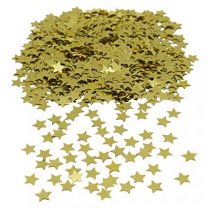 Konfetti - Stjärnor - Guldmetallic